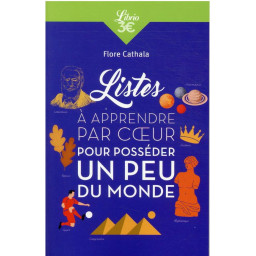 LISTES A APPRENDRE PAR...