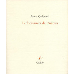 PERFORMANCE DE TENEBRES