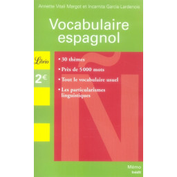 VOCABULAIRE ESPAGNOL