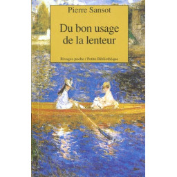 DU BON USAGE DE LA LENTEUR