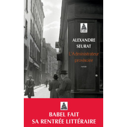 L'ADMINISTRATEUR PROVISOIRE